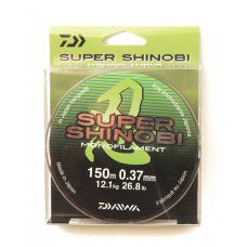 Леска Daiwa Super Shinobi 150м 0,37мм (12,1кг) светло-зеленая