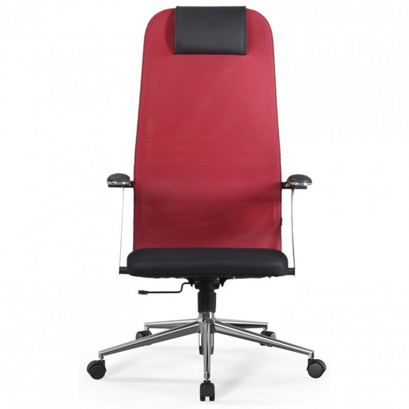 Кресло офисное BRABIX PREMIUM Ultimate EX-801 хром черное/красное 532921 (1)
