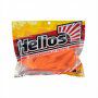 Твистер Helios Credo Double Tail 3,54"/9 см, цвет Orange 5 шт HS-28-024