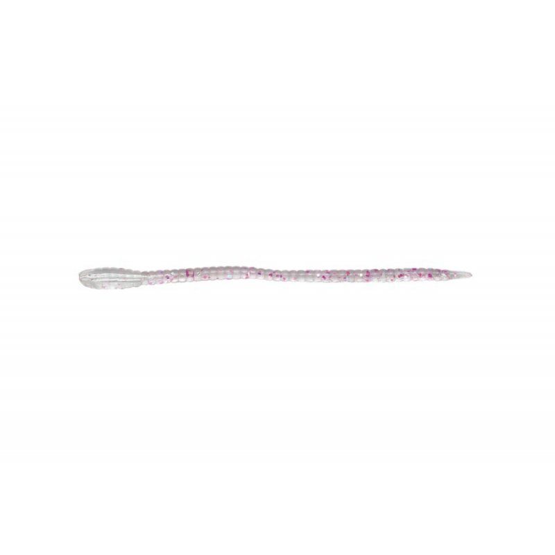 Приманка червь Nikko Dappy Isome 100мм цвет Purple Glitter, 5 шт