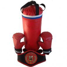Набор боксерский (мешок 40см, перчатки, пояс чемпиона)