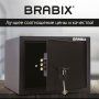 Сейф мебельный BRABIX SF-230KL 230х310х250 мм ключевой замок черный 291146 (1)