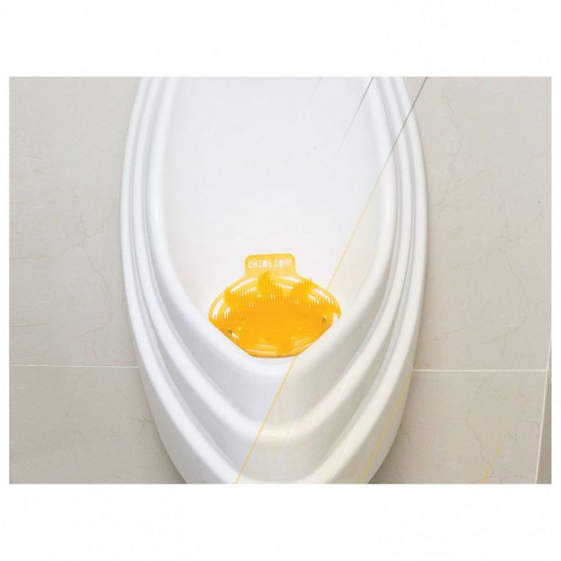 Коврики-вставки для писсуара ЭКОС POWER-SCREEN аромат Апельсин цвет оранжевый 604665 (1)