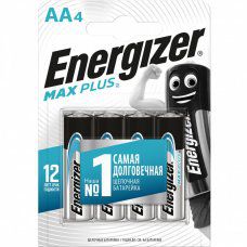Батарейки алкалиновые Energizer Max Plus LR06 (AA) 4 шт E301325001