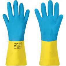 Перчатки неопреновые химически стойкие Лайма Expert Неопрен 90 г/пара, размер M 605004