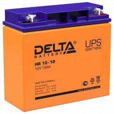 Аккумуляторная батарея для ИБП 12 В 18 Ач 181х77х167 мм DELTA HR 12-18 354905 (1)