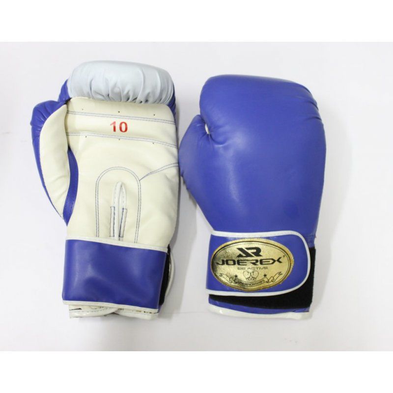 Перчатки боксерские JOEREX PU, 10 OZ , синие, JBX110