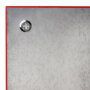 Стеклянная магнитно маркерная доска Brauberg 45х45 см красная 236737