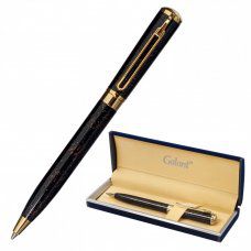 Ручка подарочная шариковая Galant Tinta Marble корпус коричневый синяя 143501 (1)